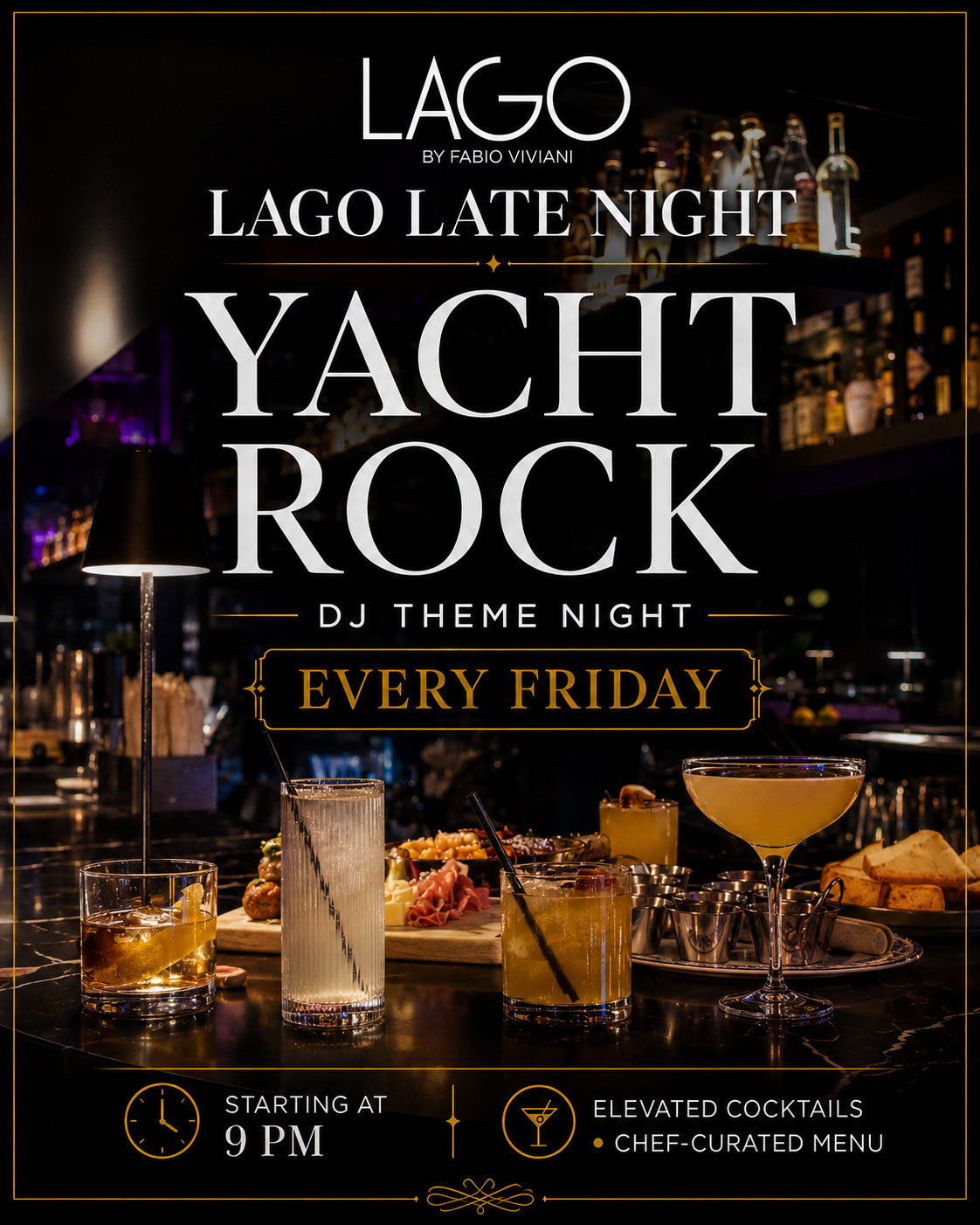 LAGO Late Night: Yacht Rock DJ Theme Night in Lake Zurich